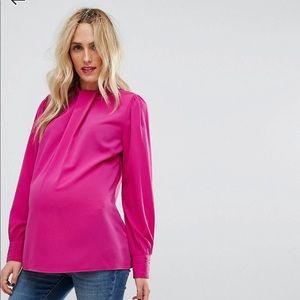 ASOS Fuchsia Maternity Top